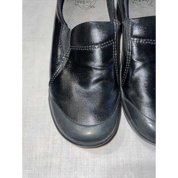 Dansko Vegan Women’s Nursing Shoes Sz 38 U.S. 7 M Black Fabric Coating Hospital - Picture 8 of 12